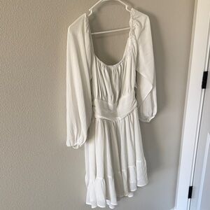 Amazon Women's Long Sleeve White Dress